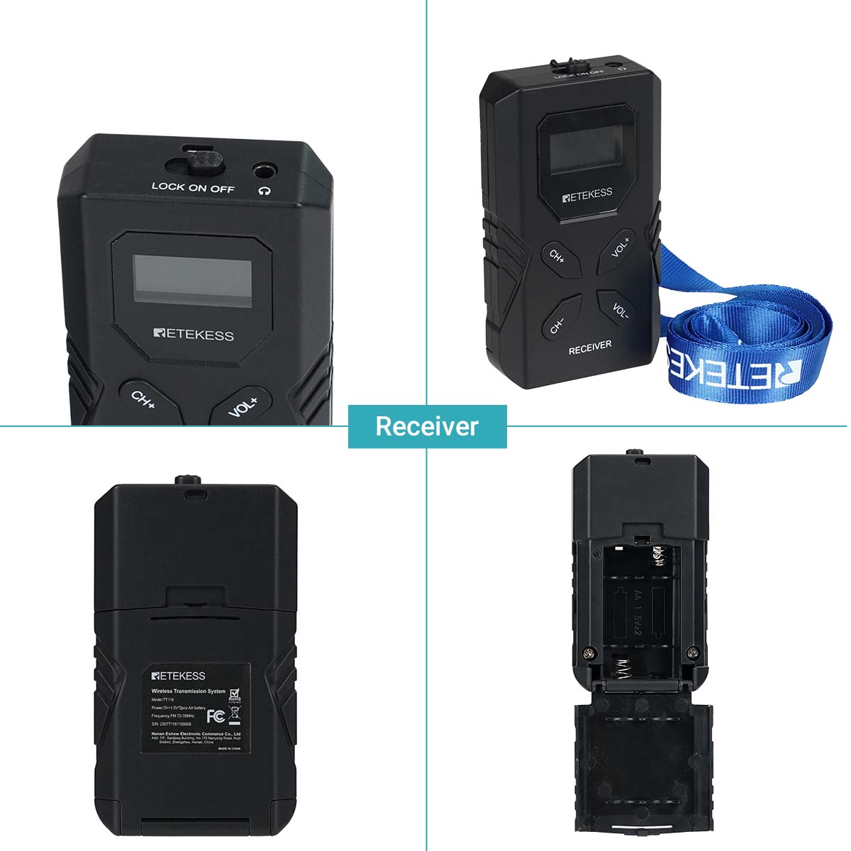 Retekess TT117 TT118 Interpretation Headsets