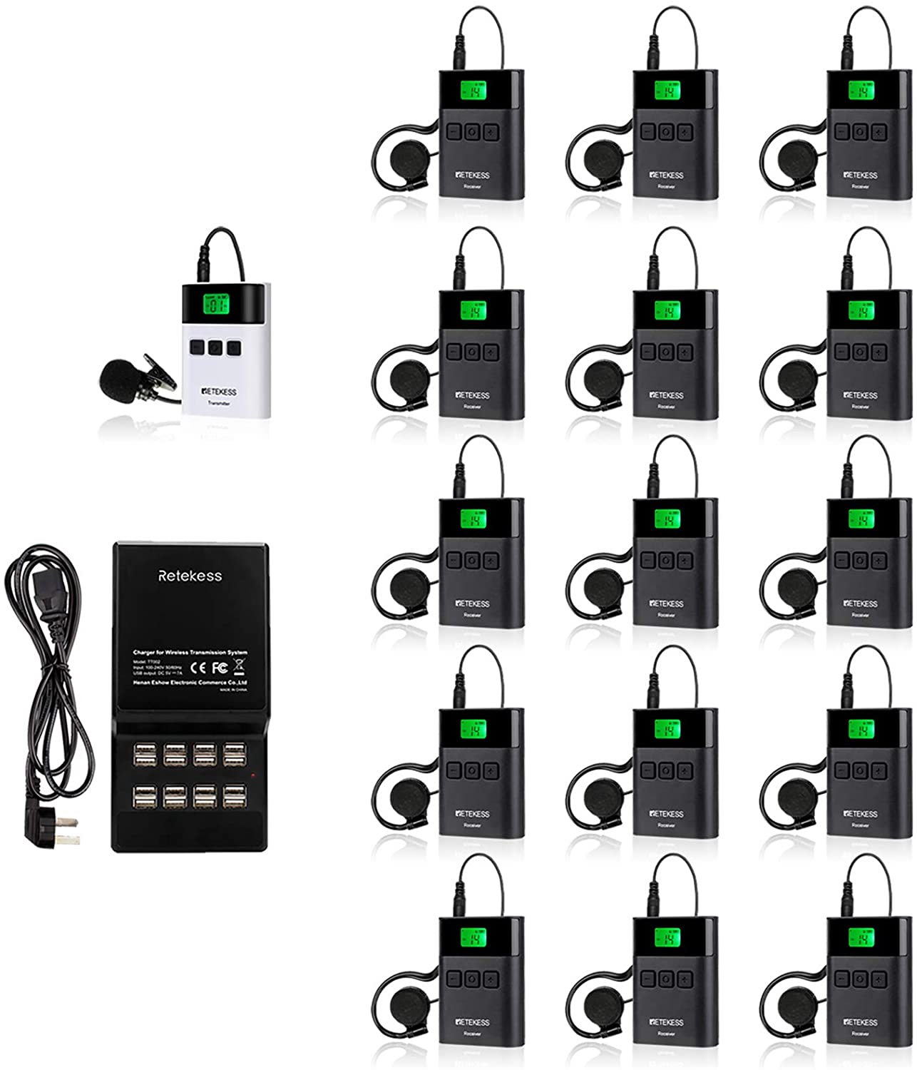 Retekess TT122 Wireless Tour Guide System