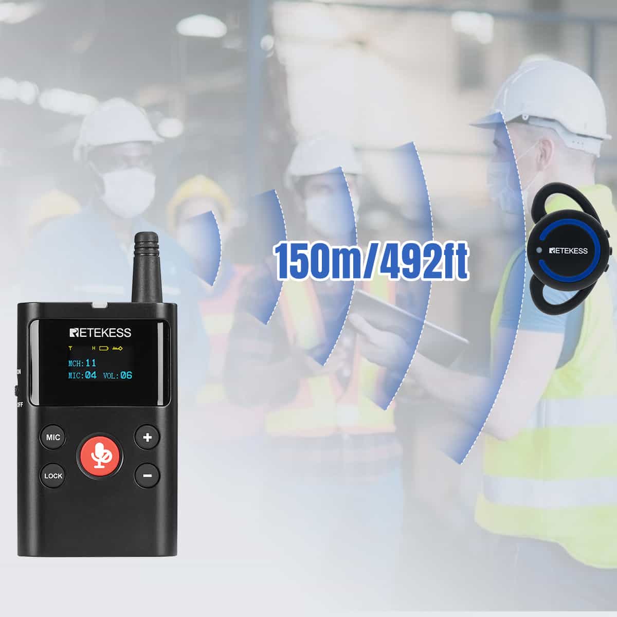 Retekess TT126 TT126R Tour Guide System – Dark Clear Skies UK