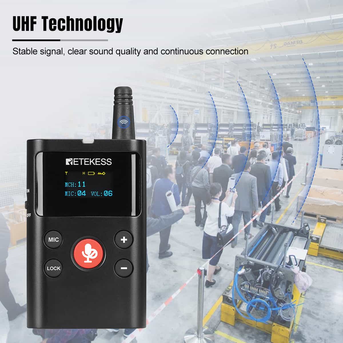 Retekess TT126 TT126R Tour Guide System – Dark Clear Skies UK