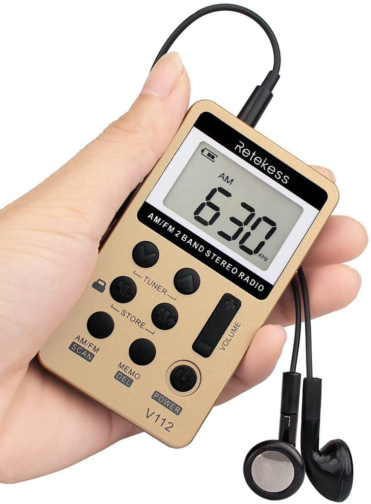 Retekess V112 AM FM Radio with Dark Clear Skies