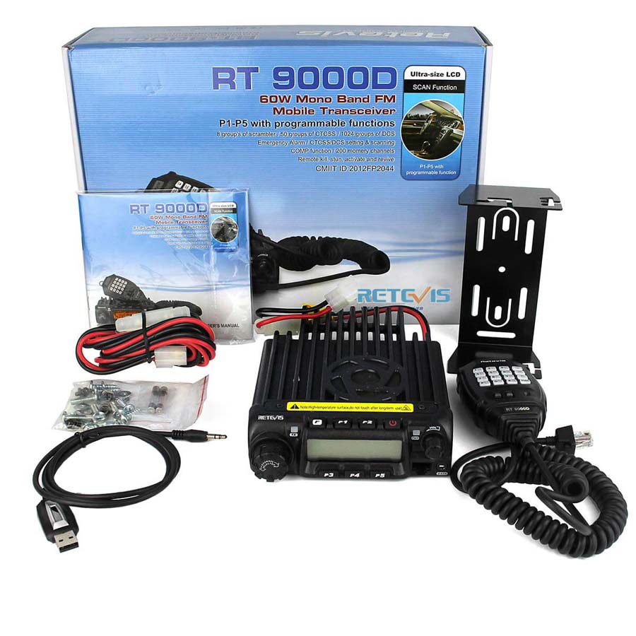 RT9000D UHF High Power Mobile Radio Car Ham Transceiver