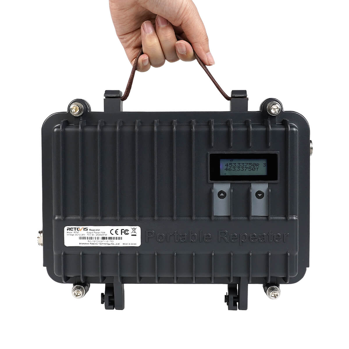 RT97 Long Range Full Duplex Mini Portable Repeater Single+FRP antenna