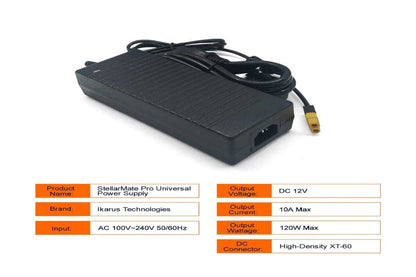 StellarMate Pro 10A High-Power Supply - Universal Compatibility