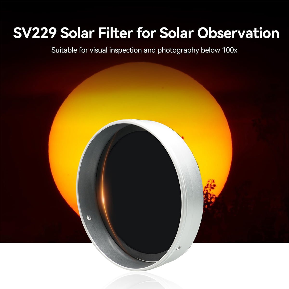 SV229 Solar Eclipse Filter Telescope