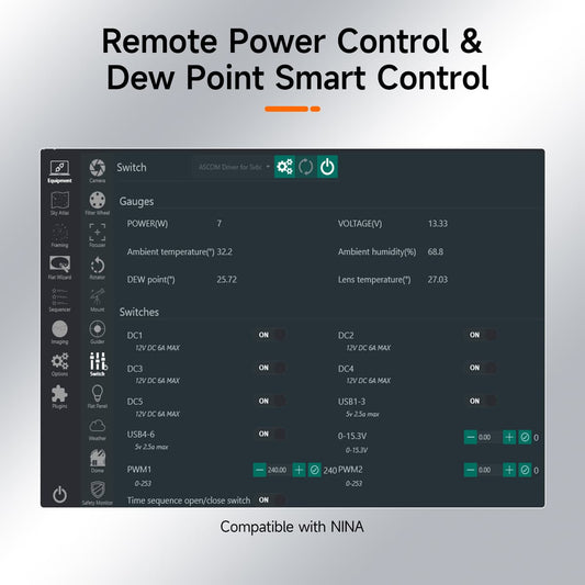 SVBONY SV241 Pro Astro Power Controller – ASCOM & NINA – Dark Clear Skies UK