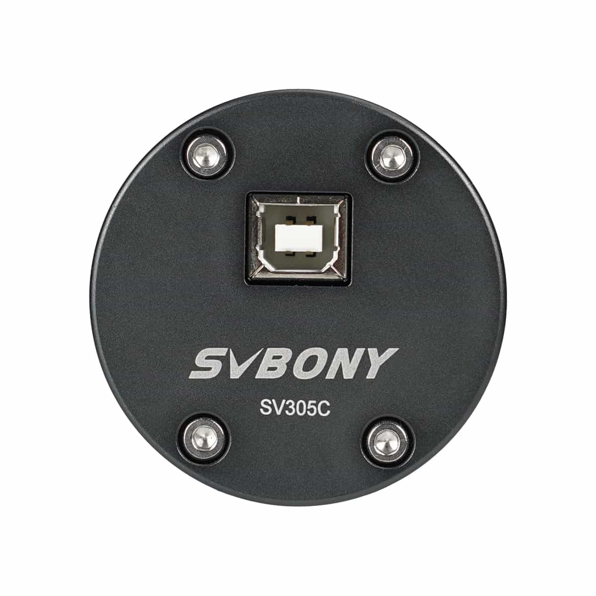 SVBONY SV305C planetary camera rear view showing USB port
