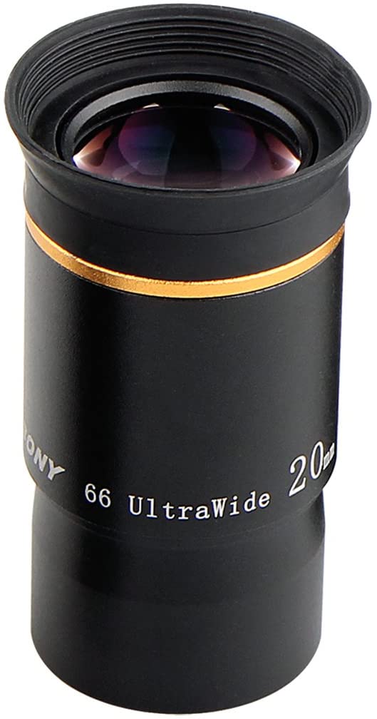 Svbony 66° 1.25" UWA Eyepieces F9157D Svbony 66° 20mm UWA Eyepiece