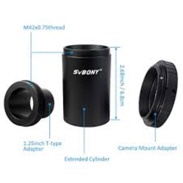 Svbony F9105A Extended Cylinder – 1.25