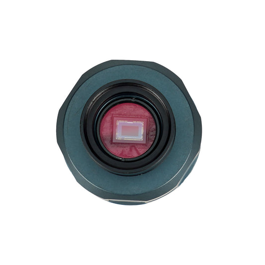 Rear view of SVBONY SV105 planetary camera showing exposed image sensor
