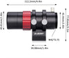 Svbony SV165 Finder Scope for Telescope 30mm Mini Guide Scope F4 120mm with built in Helical Focuser