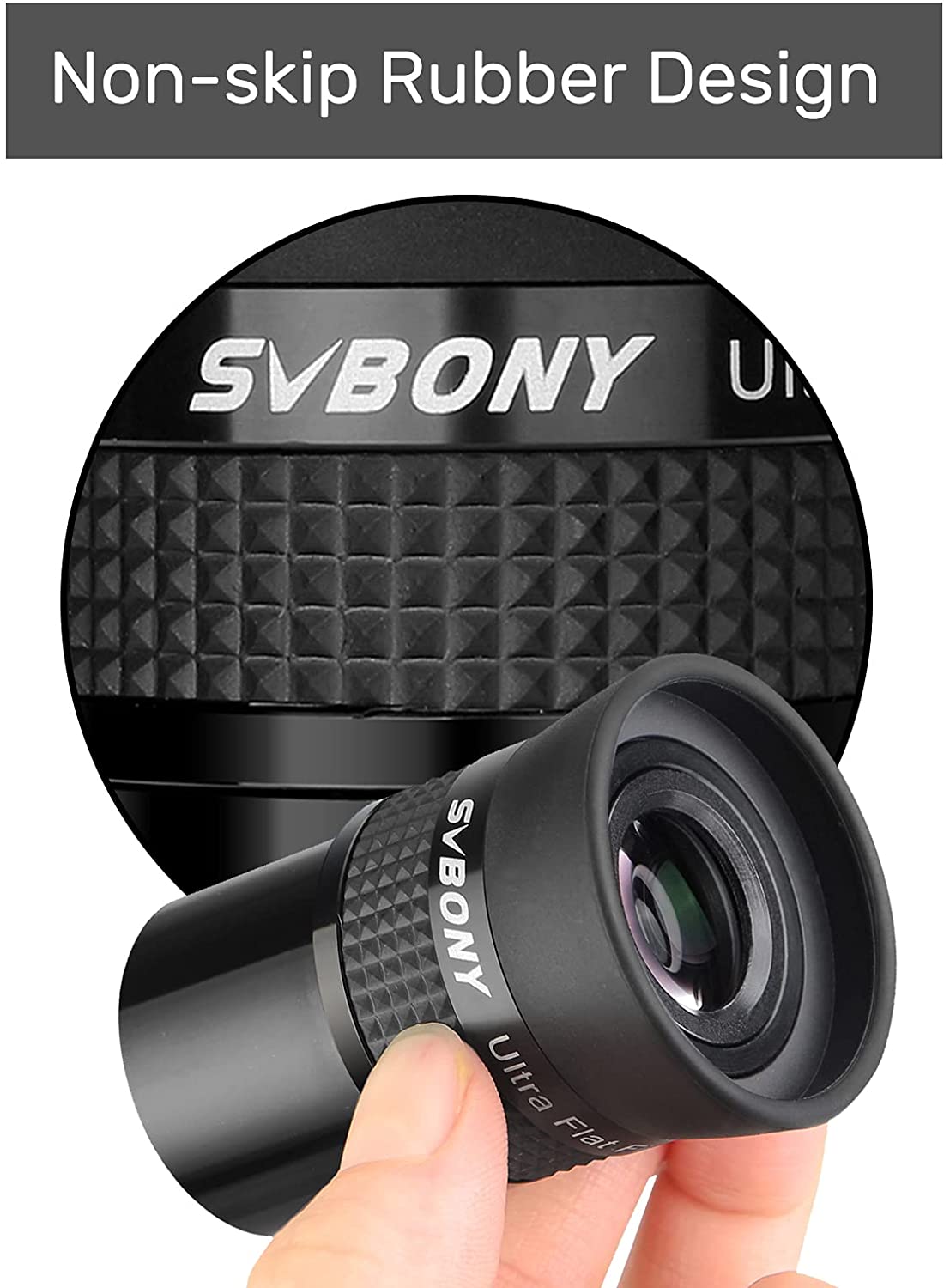 Svbony SV190 Ultra Flat Field Eyepiece10mm, 1.25