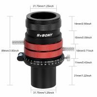 Svbony SV199 1.25'' ADC Atmospheric Dispersion Corrector