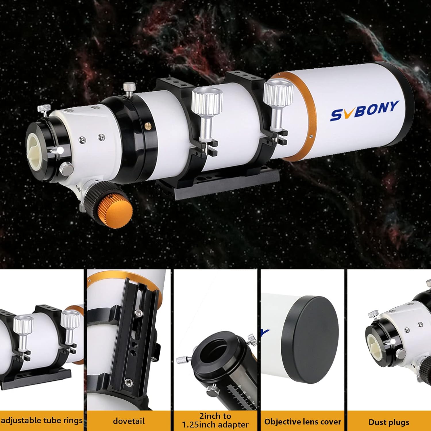 SVBONY SV503 80ED F7 Telescope OTA – Premium Optics for Astrophotography