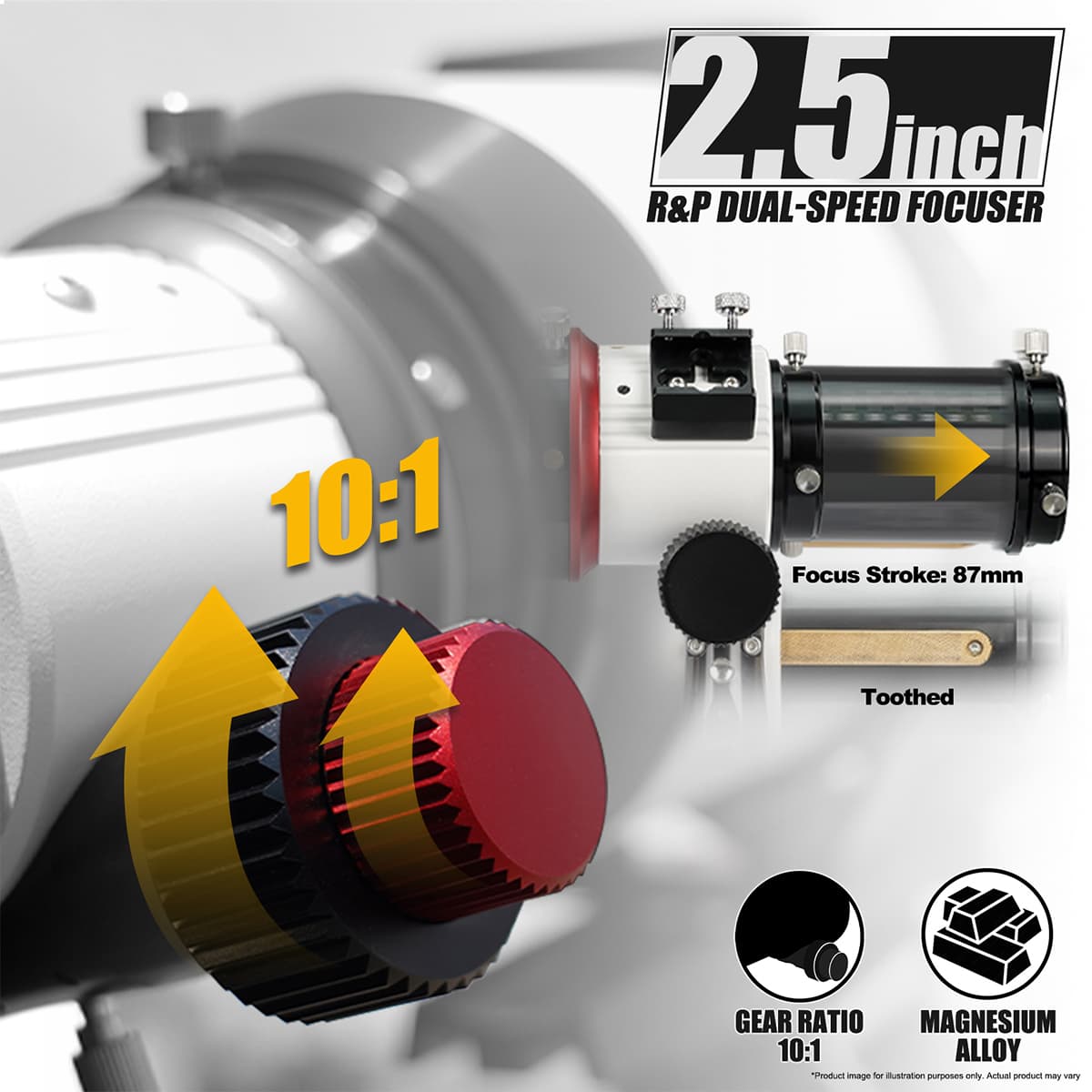 SVBONY SV550 122mm Triplet APO Refractor Telescope.