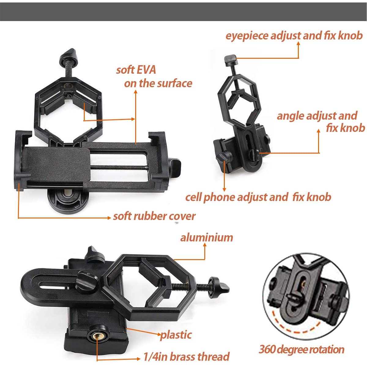 Svbony Telescope Phone Mount Adapter