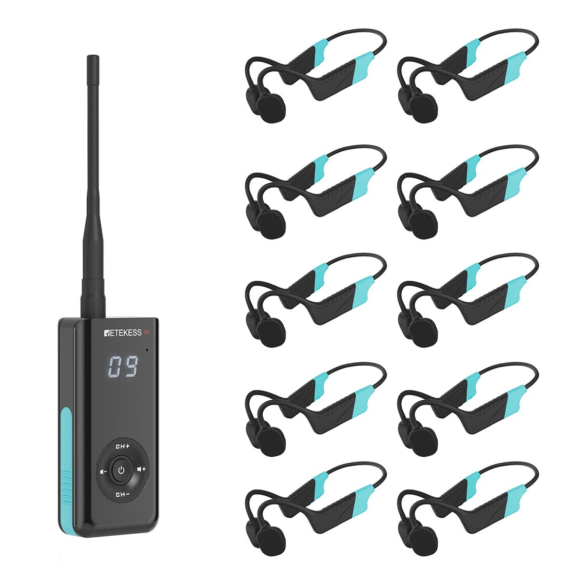 Retekess TT120 Waterproof Tour Guide System IP68 – Dark Clear Skies UK