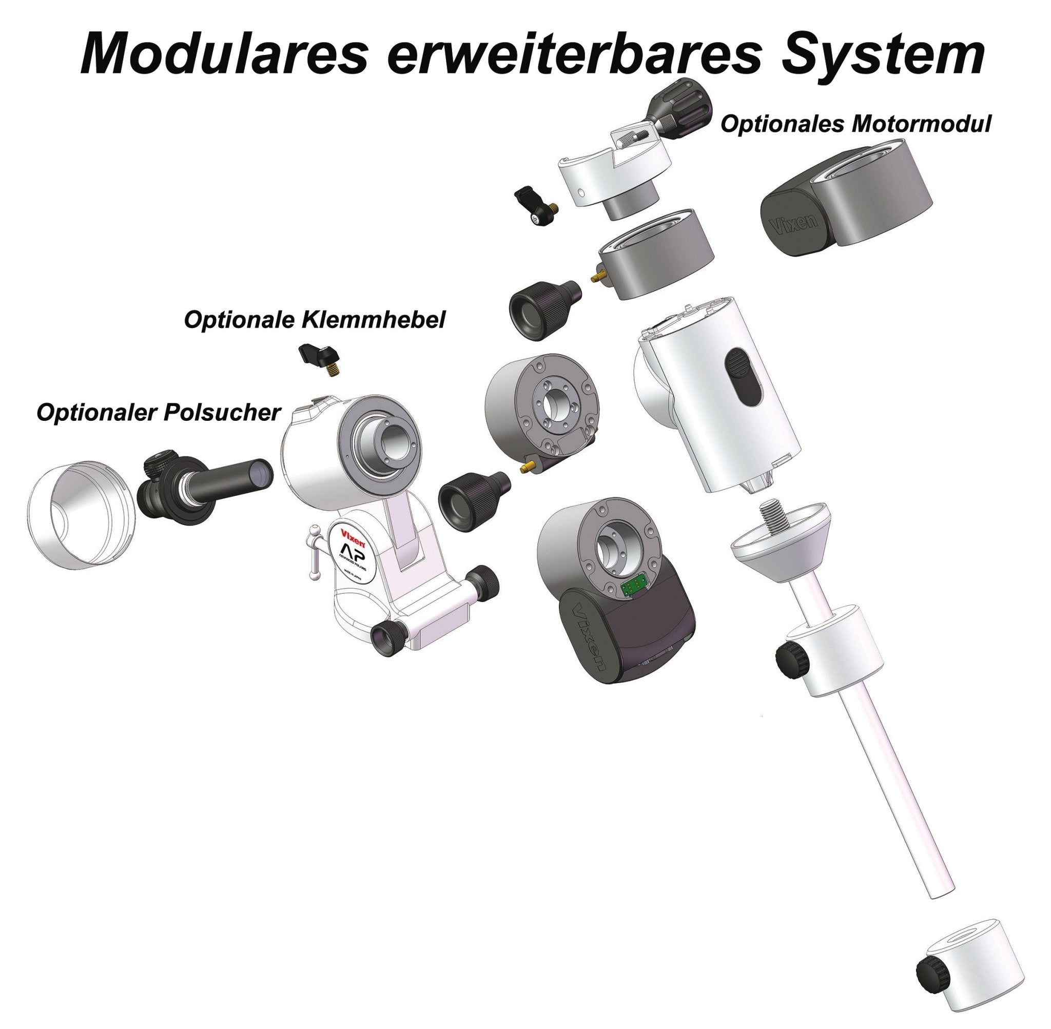 Vixen AP-SM Mount with RA Motor Module and Star Book One Controller