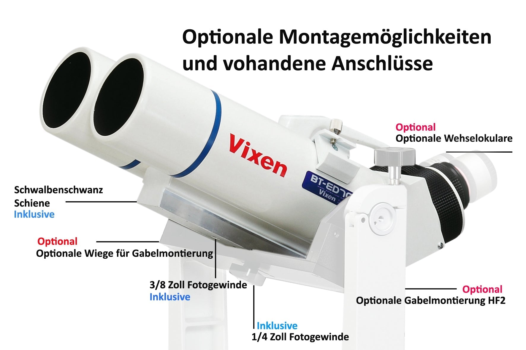 Vixen BT-81S-A Astronomy Binoculars