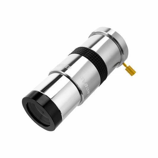 Barlow Lens with black rubber washer on a white background