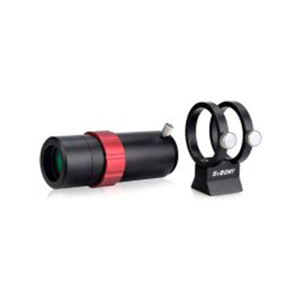 SV165 30mm F4 Mini Guide Scope with red band and eyepiece on a white background