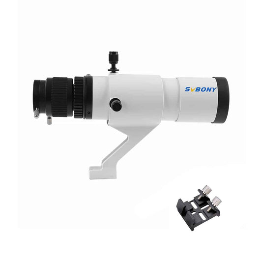 Svbony telescope on a white background