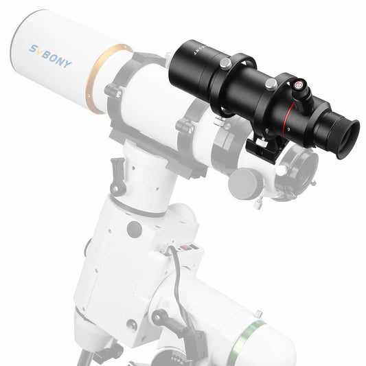 SV208 8x50 Finder Scope with Svbony branding on a white background