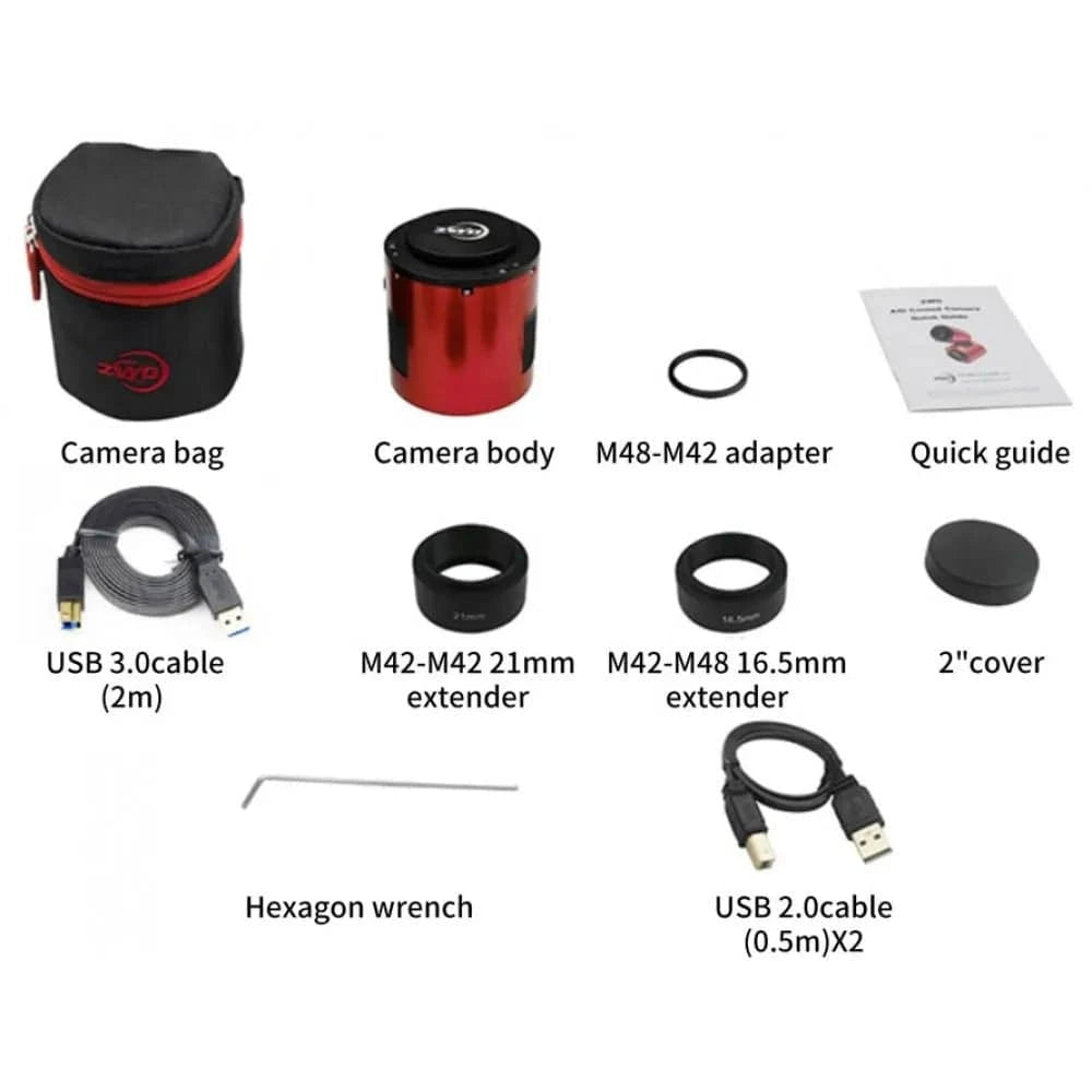 ZWO ASI 2600MM PRO – 26MP APS-C Monochrome Camera with Zero Amp Glow