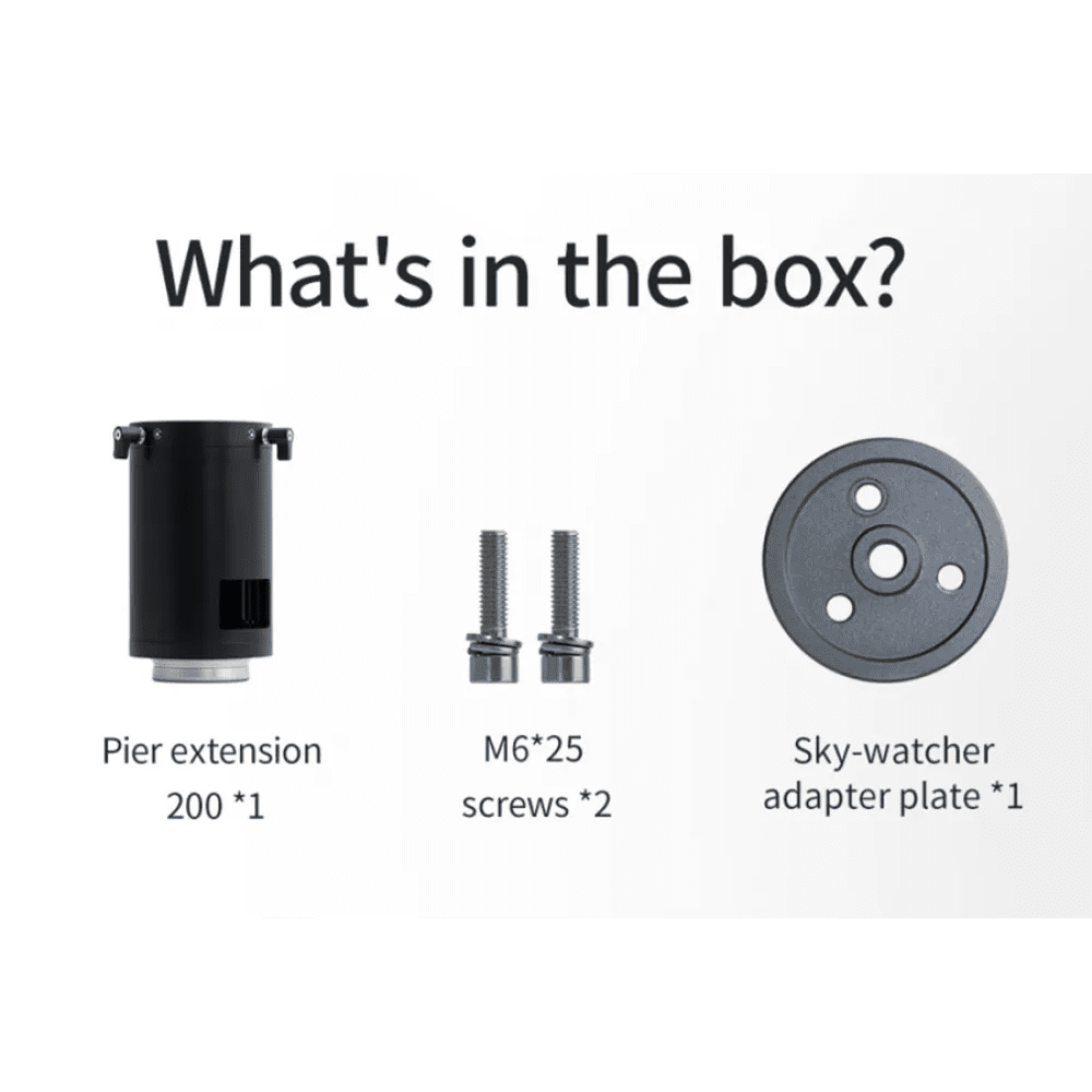 ZWO PE200 Pier Extension for AM5 Mount.