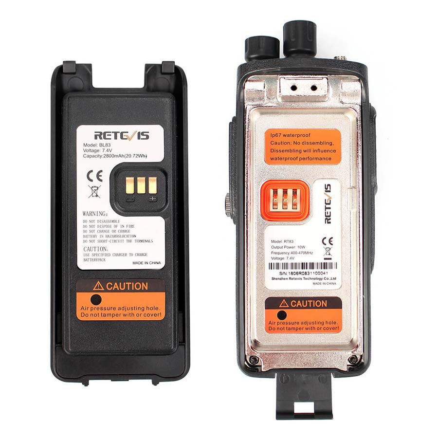 RT83 IP67 Waterproof DMR Radio for Businesses