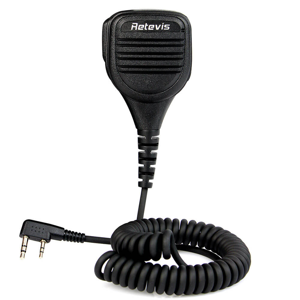 Retevis 2 Pin Remote Speaker Mic RT1/RT3/RT8 Radio