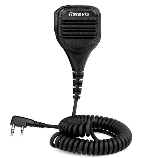 Retevis 2 Pin Remote Speaker Mic RT1/RT3/RT8 Radio